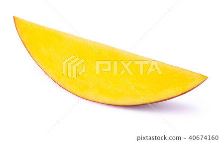 Mango slice isolated 40674160