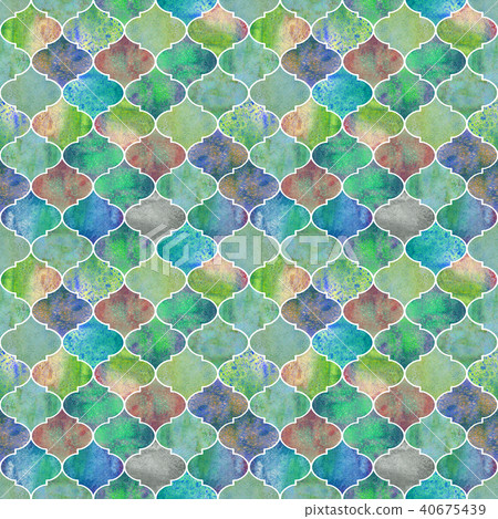 Vintage decorative moroccan seamless pattern. Vintage decorative moroccan seamless pattern. 40675439