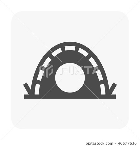 camping icon black camping icon black 40677636