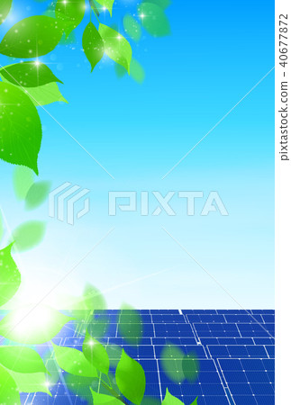 Solar power energy background - Stock Illustration [40677872] - PIXTA