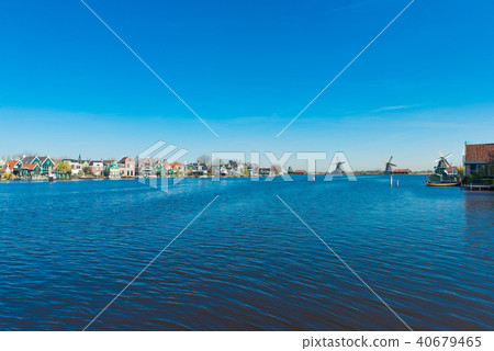 Dutch spring landscape in the village Dutch spring landscape in the village 40679465