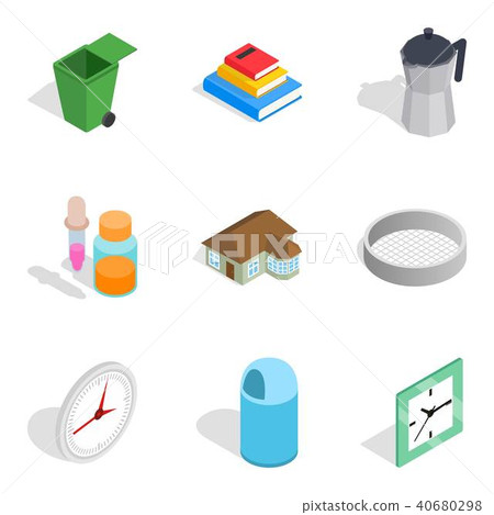 Matrimonial icons set, isometric style Matrimonial icons set, isometric style 40680298