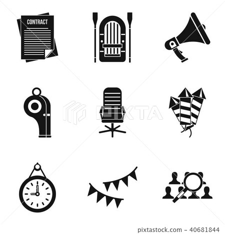 Brigade icons set, simple style - Stock Illustration [40681844] - PIXTA