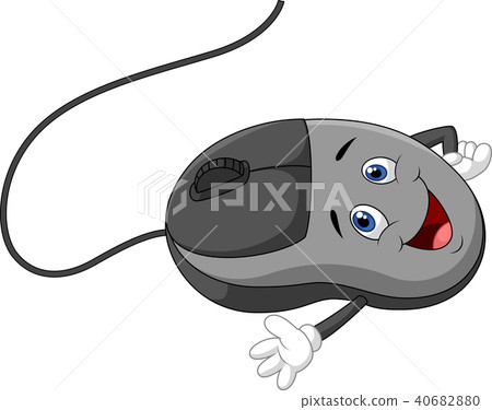 Cartoon computer mouse 40682880