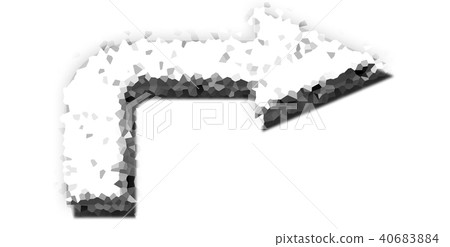 Right Arrow Mosaic Pattern Monochrome Right Arrow Mosaic Pattern Monochrome 40683884