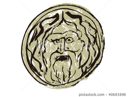 口中的真相水彩 40683896