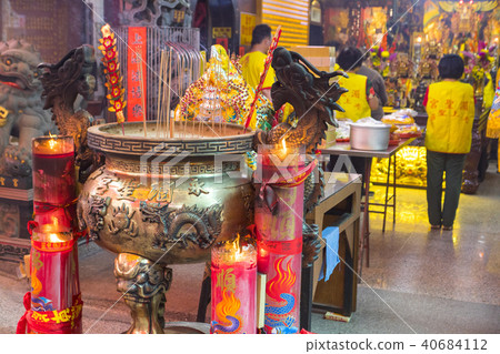 台灣廟宇，香爐，宗教,台湾寺院、香炉、宗教、Taiwan Temple, religion, 40684112