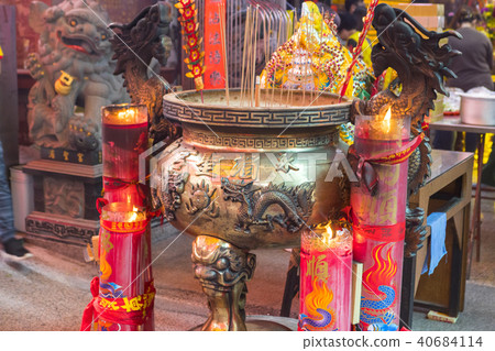 台灣廟宇，香爐，宗教,台湾寺院、香炉、宗教、Taiwan Temple, religion, 40684114