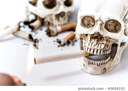 No and Stop smoking for World No Tobacco Day. 40684191