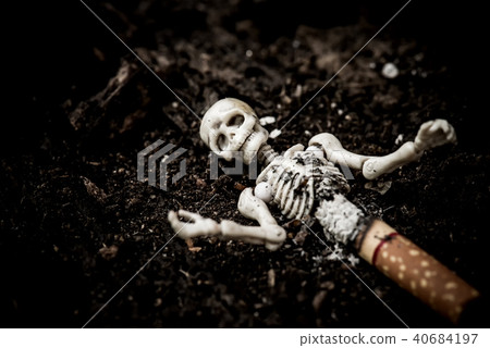 No and Stop smoking for World No Tobacco Day. 40684197
