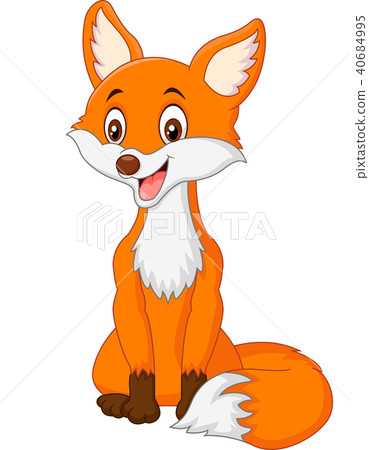 Cartoon cute wolf Cartoon cute wolf 40684995