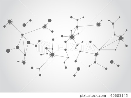 Abstract connecting dots and lines Abstract connecting dots and lines 40685145