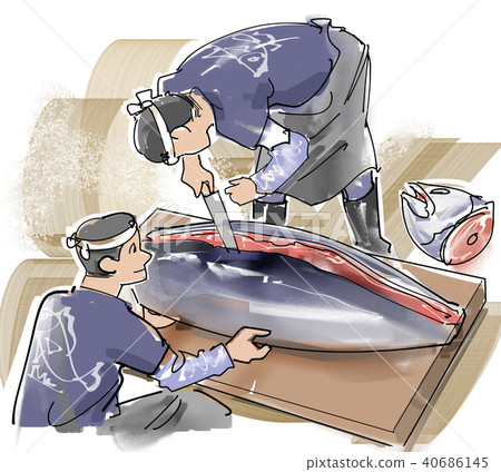 Tuna dismantling 40686145