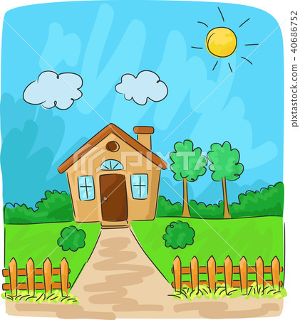 Beautiful view of the countryside 40686752
