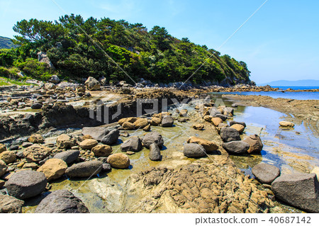 Kuroshima串的沙灘串的哈馬風箏[長崎縣佐世保市] 40687142