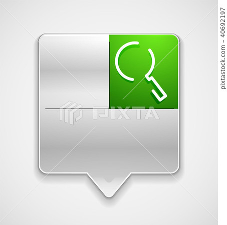 Search magnifyier web button, magnify icon. Modern magnifying glass sign, web site design or mobile Search magnifyier web button, magnify icon. Modern magnifying glass sign, web site design or mobile 40692197