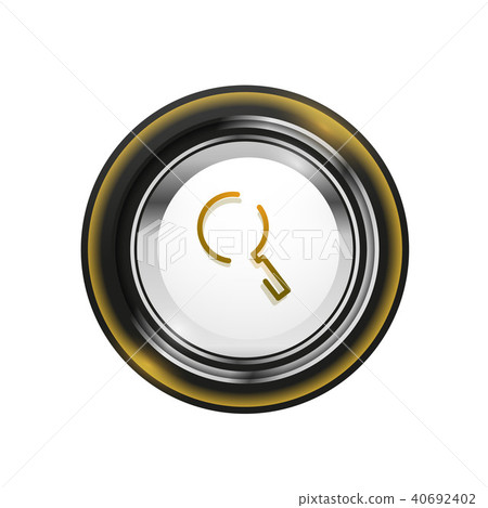 Search magnifyier web button, magnify icon. Modern magnifying glass sign, web site design or mobile Search magnifyier web button, magnify icon. Modern magnifying glass sign, web site design or mobile 40692402