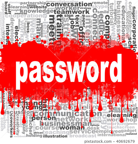 Password word cloud 40692679