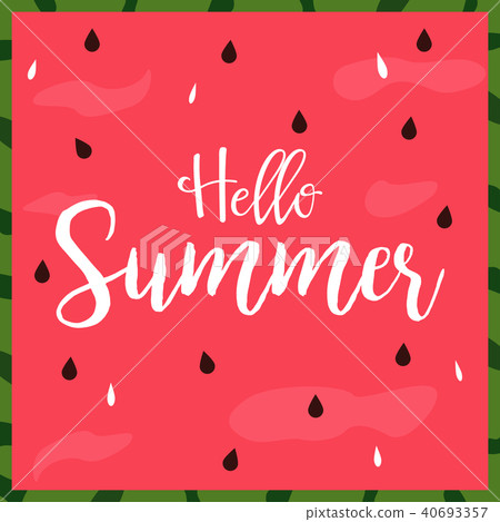 Hello Summer bright poster, banner Hello Summer bright poster, banner 40693357