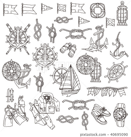 Yacht Image Illustration, Yacht Image Illustration, 40695090