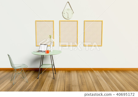 Mock up poster interior Mock up poster interior 40695172