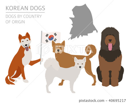Dogs by country of origin. Korean dog breeds 40695217