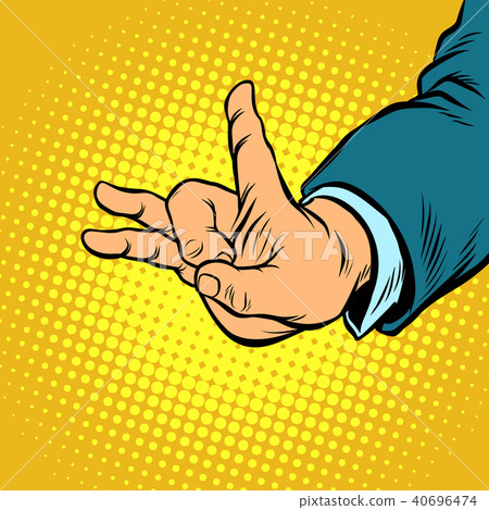 图库插图: flick gesture fingers