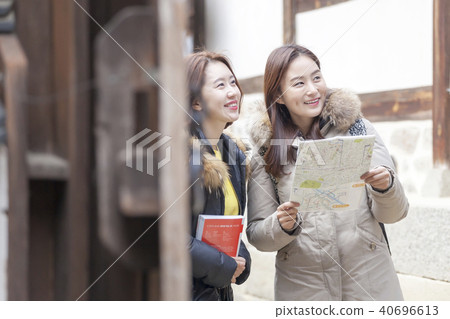 夫婦，朋友，房子，旅行，江陵，江原道 40696613