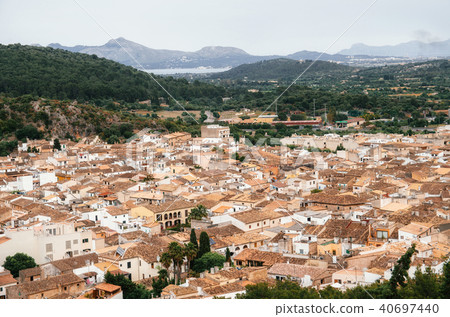 View of the Pollensa from Calvary, Mallorca, Spain View of the Pollensa from Calvary, Mallorca, Spain 40697440