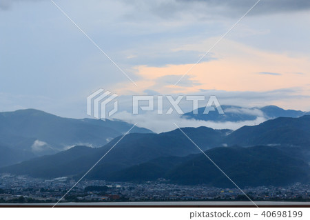 黃昏,山脈,雲彩 黃昏,山脈,雲彩 40698199