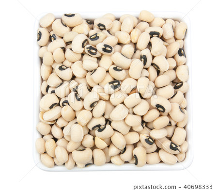 black eyed peas beans  in canvas sack 40698333