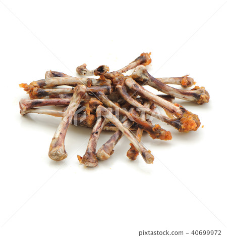 Chicken Bones is on white background Chicken Bones is on white background 40699972
