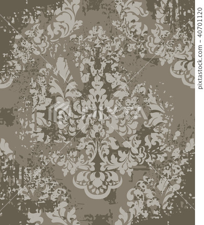 Vector damask pattern element. Classical luxury 40701120