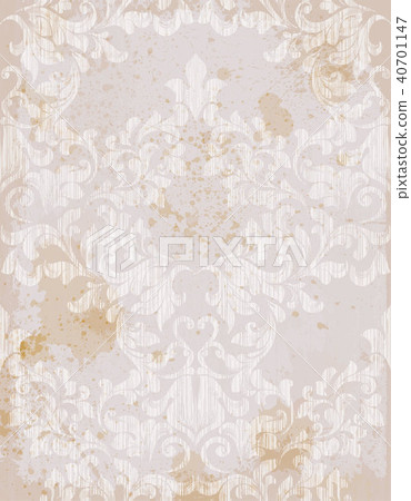 Vector damask pattern element. Classical luxury 40701147