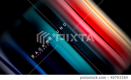Fluid mixing colors, vector wave abstract background 40703384