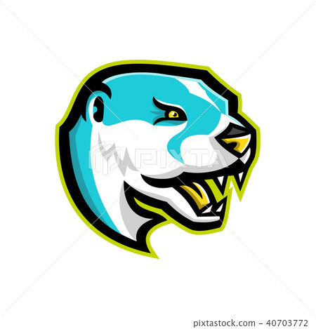 North American River Otter Mascot 40703772