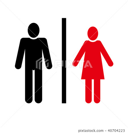 象形圖男人和女人 象形圖男人和女人 40704223