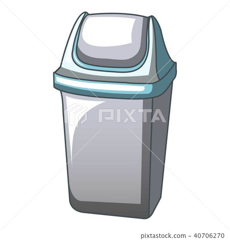 Trash bin bucket icon, cartoon style - 스톡일러스트 [40706270] - PIXTA