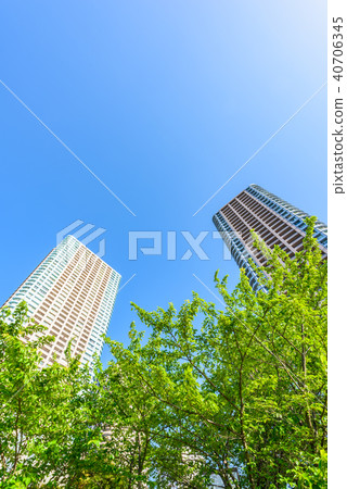 高層公寓房地產形象 高層公寓房地產形象 40706345