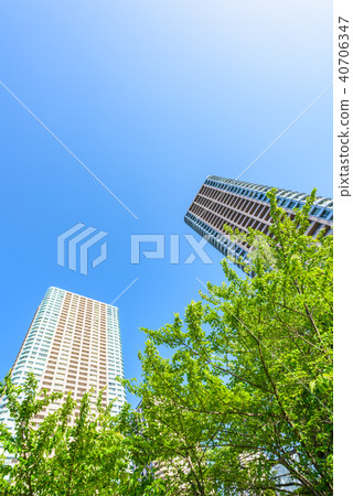 高層公寓房地產形象 高層公寓房地產形象 40706347
