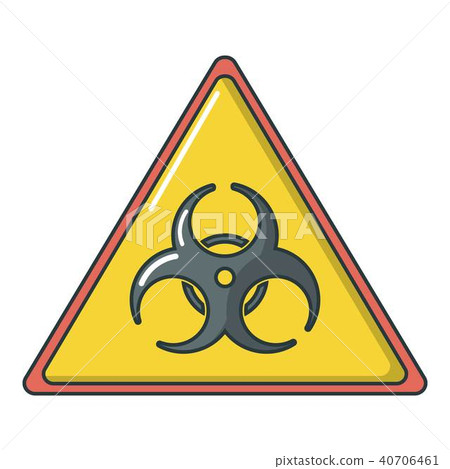 Caution icon, cartoon style Caution icon, cartoon style 40706461