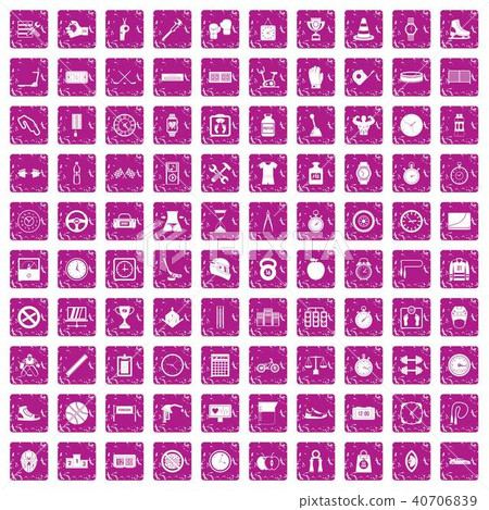 100 stopwatch icons set grunge pink 100 stopwatch icons set grunge pink 40706839