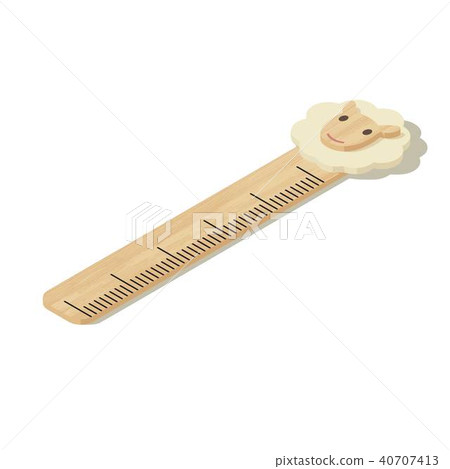 Child ruler icon, isometric style-插圖素材 [40707413] - PIXTA圖庫