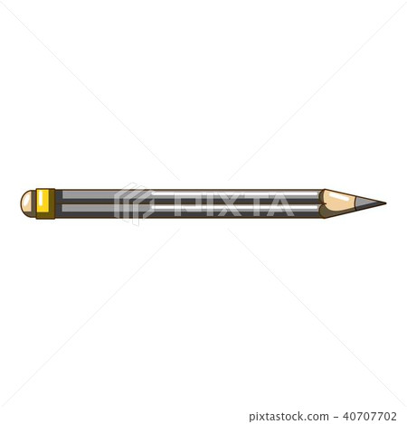 Pencil icon, cartoon style Pencil icon, cartoon style 40707702
