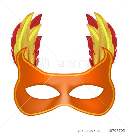 Brazilian carnival mockup, realistic style Brazilian carnival mockup, realistic style 40707705