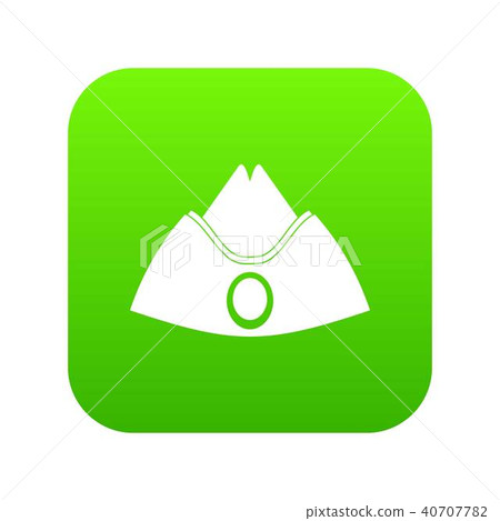 Forage cap icon digital green 40707782