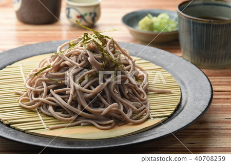 Japanese buckwheat noodles Japanese buckwheat noodles 40708259