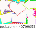 Colorful pop frame 40709053