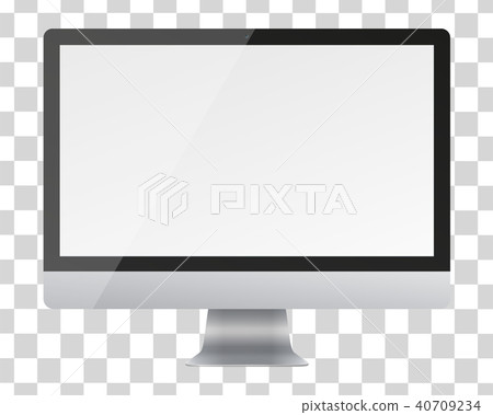 Computer monitor display with blank screen Computer monitor display with blank screen 40709234