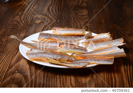 Pretzels, chips and salsa dip 40709361